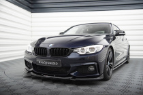 BMW 4 Gran Coupe M-Pack F36 2014-2017 Frontläpp / Frontsplitter V.2 Maxton Design